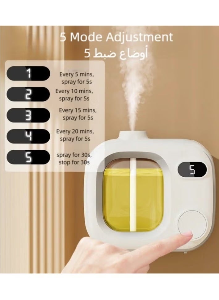 Essential oil diffuser, air aromatherapy device, aromatherapy machine with LED display and 5 intelligent modes - Image 3